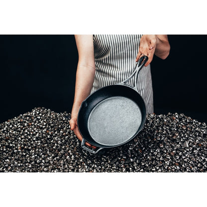 Lodge BL96SK Blacklock 10.25 Inch Triple Seasoned Cast Iron Skillet, Natural Nonstick Finish, Thin & Lightweight Design