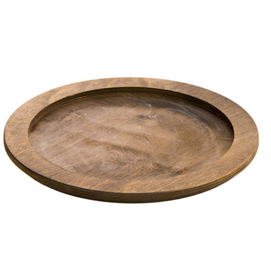 Lodge U7RP 9.25 Inch Round Wood Underliner