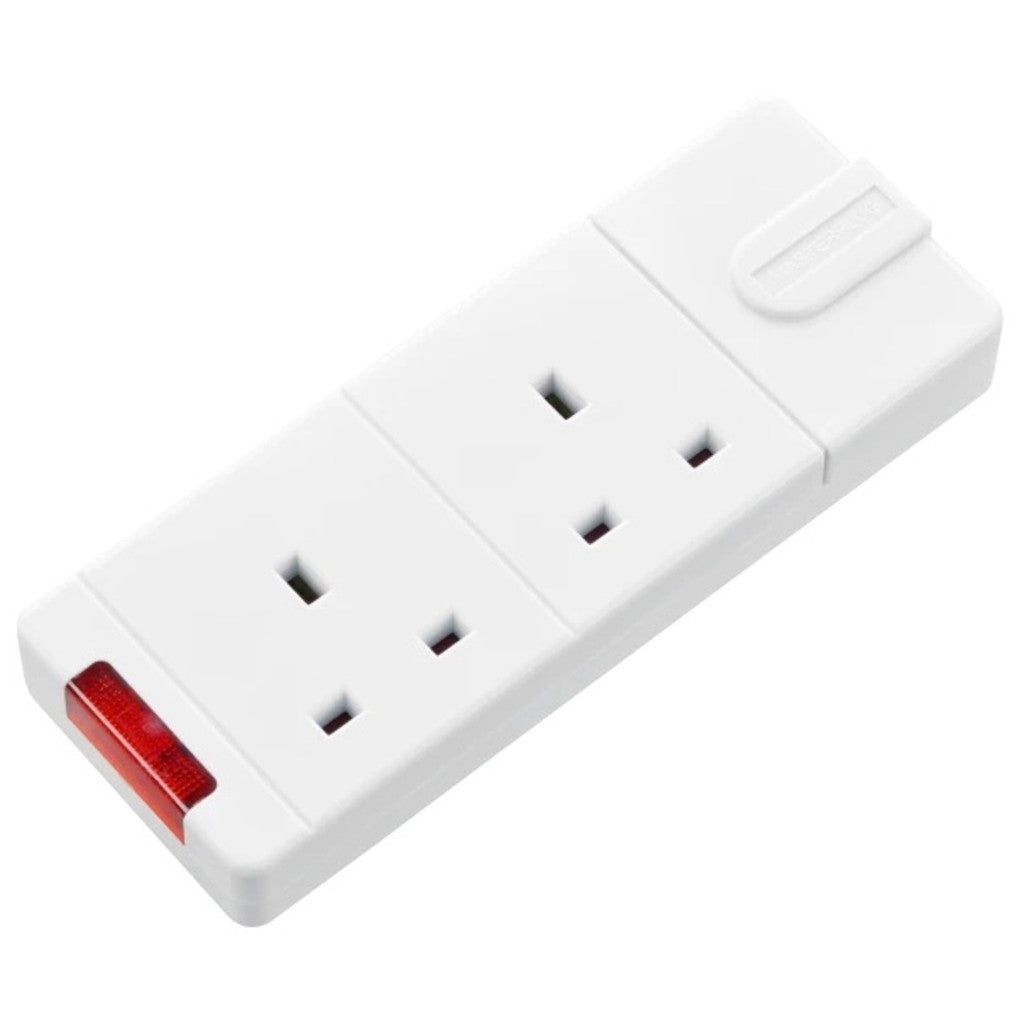 Masterplug TN/ UG/ SXG Double/ Four/ Six Gang Rewireable Trailing Socket with Neon Indicator