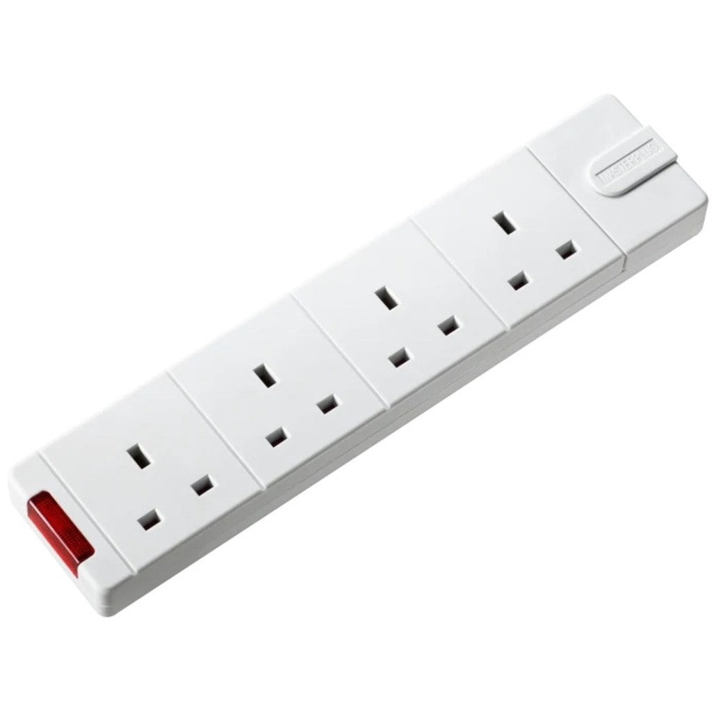 Masterplug TN/ UG/ SXG Double/ Four/ Six Gang Rewireable Trailing Socket with Neon Indicator