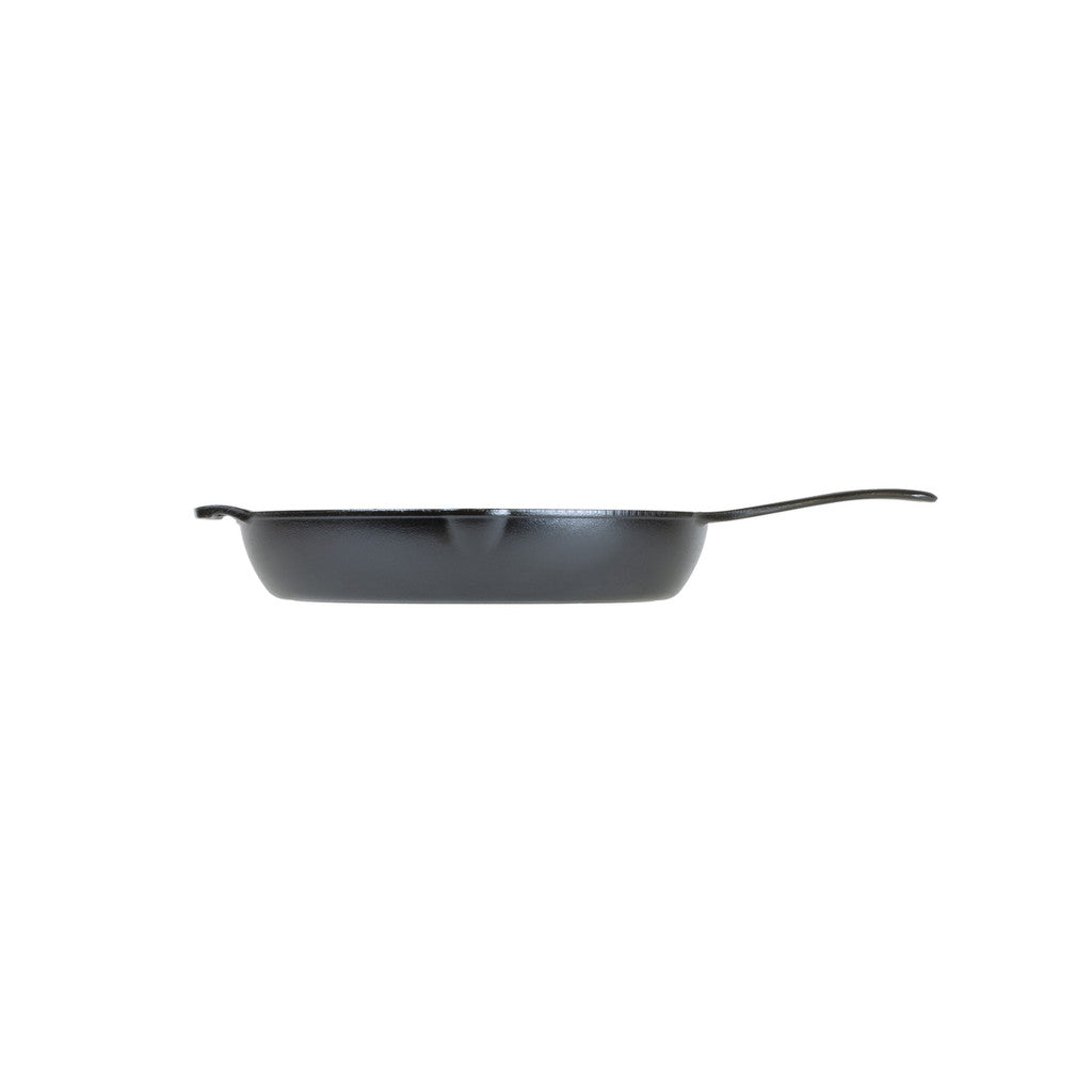 Lodge BL39SK Blacklock 12 Inch Triple Seasoned Cast Iron Skillet, Natural Nonstick Finish, Thin & Lightweight Design