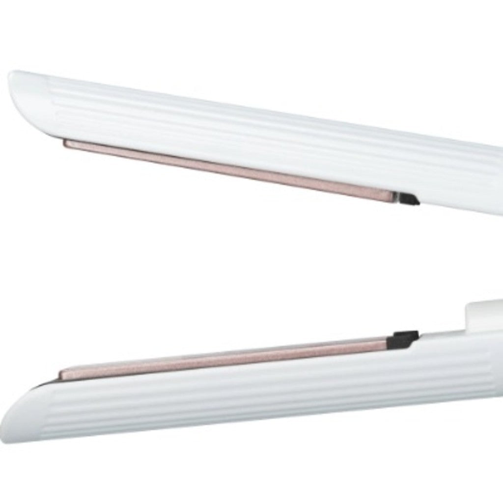 Koizumi KHS-G600 USB Rechargeable Portable Cordless Rechargeable Hair Straightener & Curler, 160°C/ 180°C/ 200°C, White, 1 Year Warranty