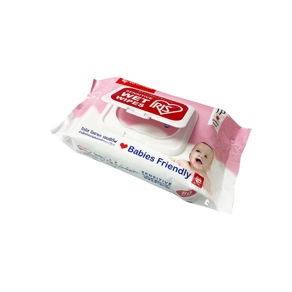 IRIS Healthcare Sensitive Wet Wipes Tissue, Babies Friendly, 80pcs/pack (TWT-80)