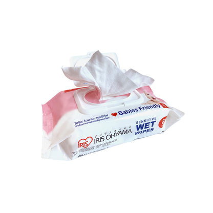 IRIS Healthcare Sensitive Wet Wipes Tissue, Babies Friendly, 80pcs/pack (TWT-80)