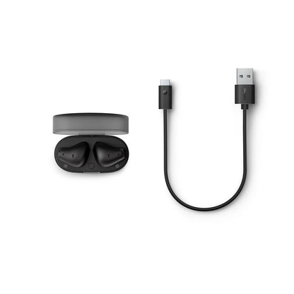 Philips TWS Headphones Natural Sound Dynamic Bass Philips Headphones App IPX4 28Hrs Play Time (TAT2139BK/97)