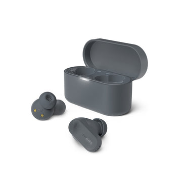 Philips True Wireless In-ear Headphones Noise Canceling Pro Dynamic Bass 24Hr Playtime Gray  (TAT3509GY/97)