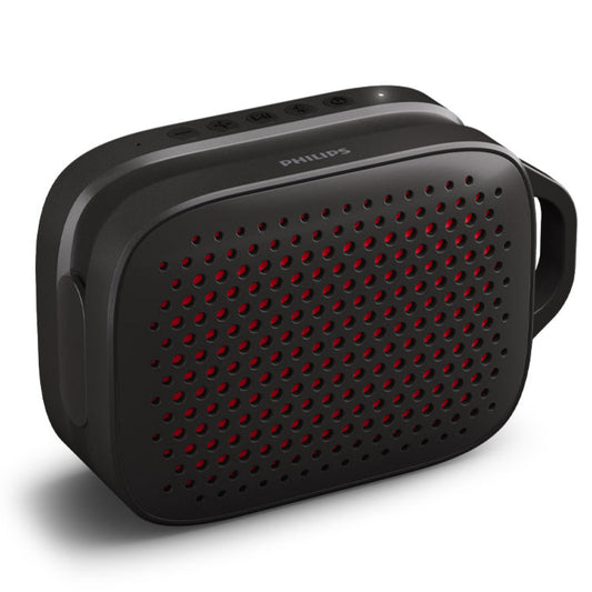 Philips Wireless Bluetooth Speaker Punchy Bass IPX4 12-Hour Playtime Black (TAS1209BK/00)